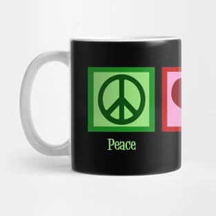 Peace Love Boxers Mug